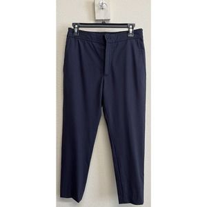 Theory Size 29 Ankle Trousers Mayer Drw Traceable Wool Pants Navy